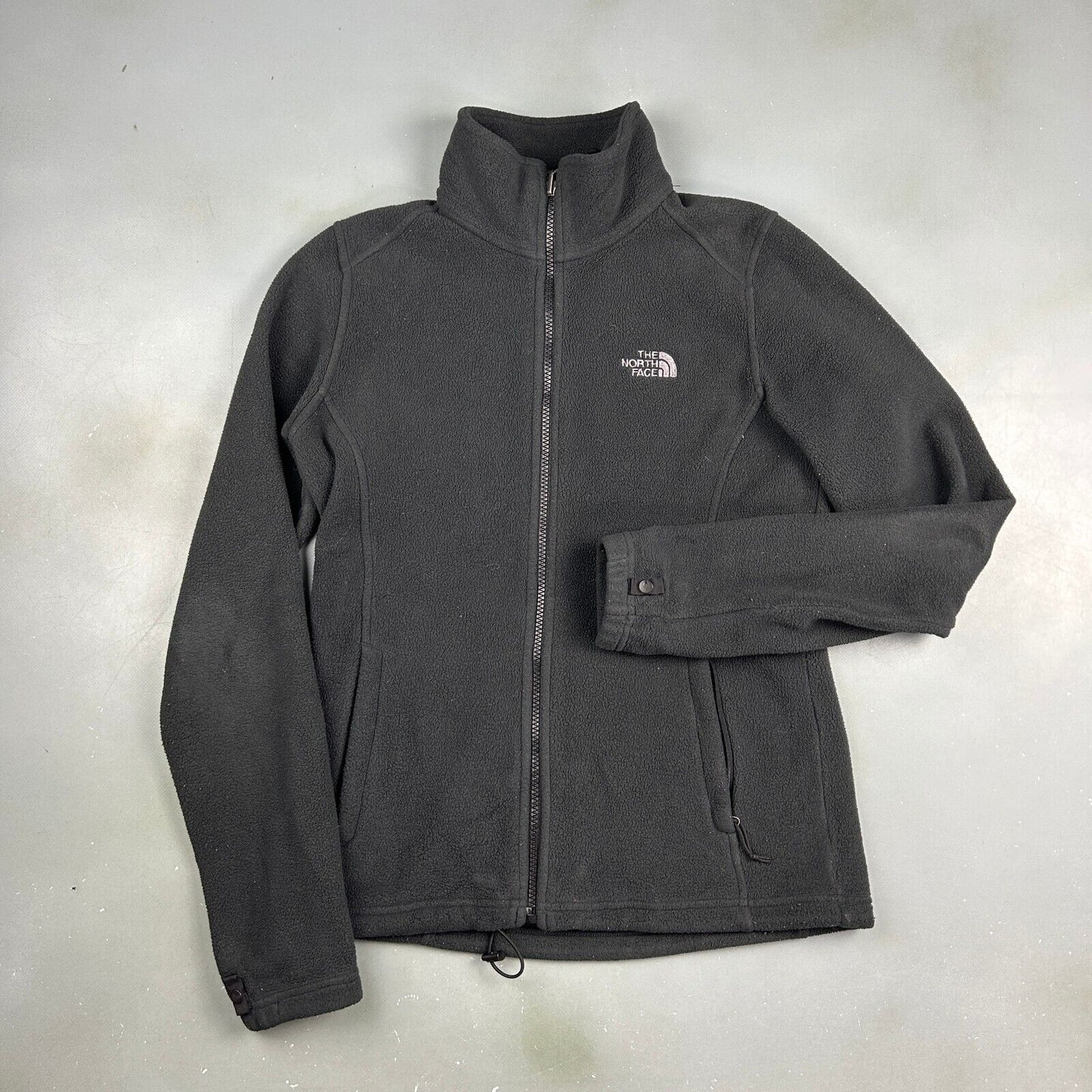 VINTAGE The North Face Black Tech Fleece Sweater sz Small Womens Adult