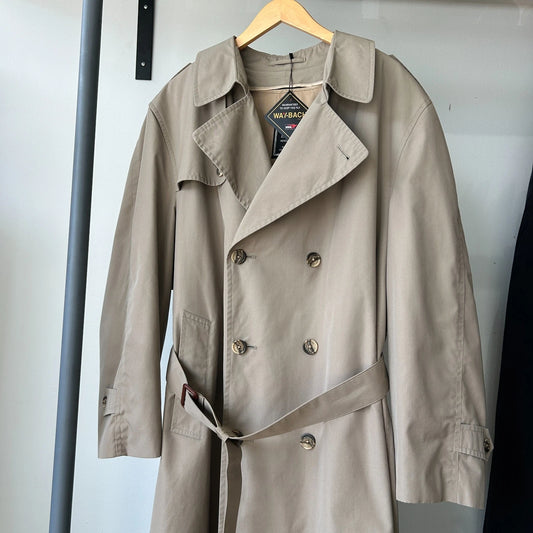 VINTAGE | Christian Dior Monsieur Wool Blend Lined Trench Coat Jacket sz 46R
