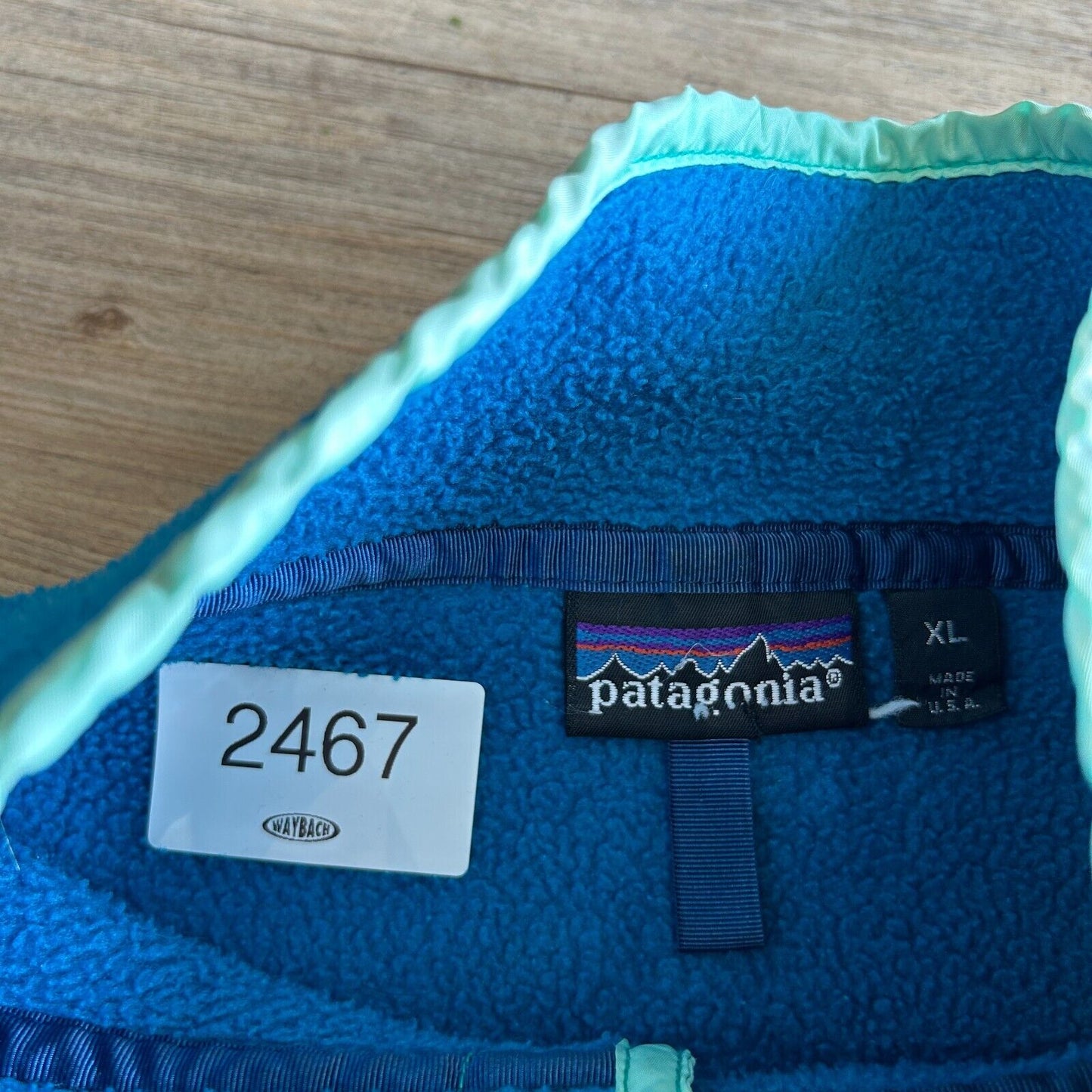 VINTAGE | Patagonia Snap T Blue Fleece Sweater sz XL