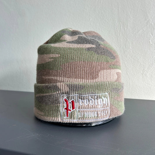 VINTAGE | Prodigy Mobb Deep Loud Records Camo Beanie Hat sz OS