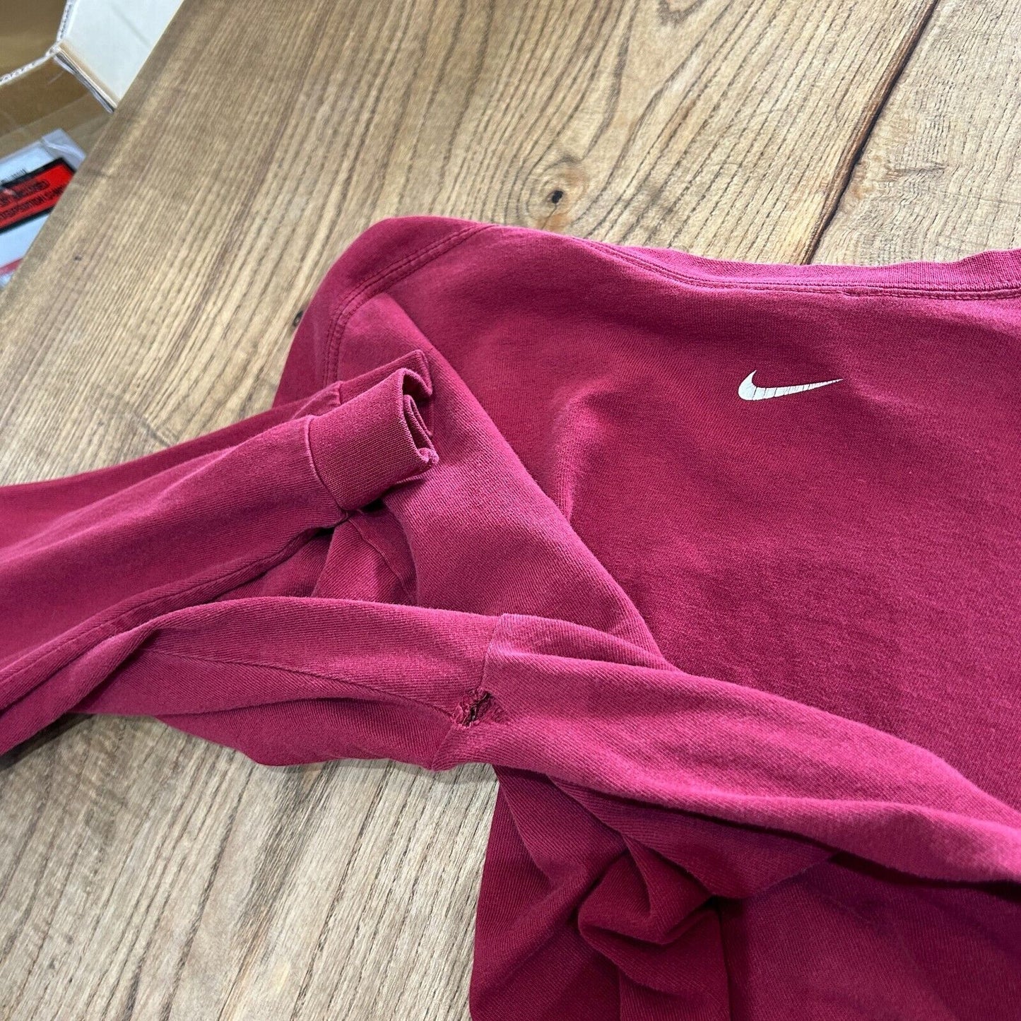 VINTAGE | Nike Center Swoosh Long Sleeve T-Shirt sz L