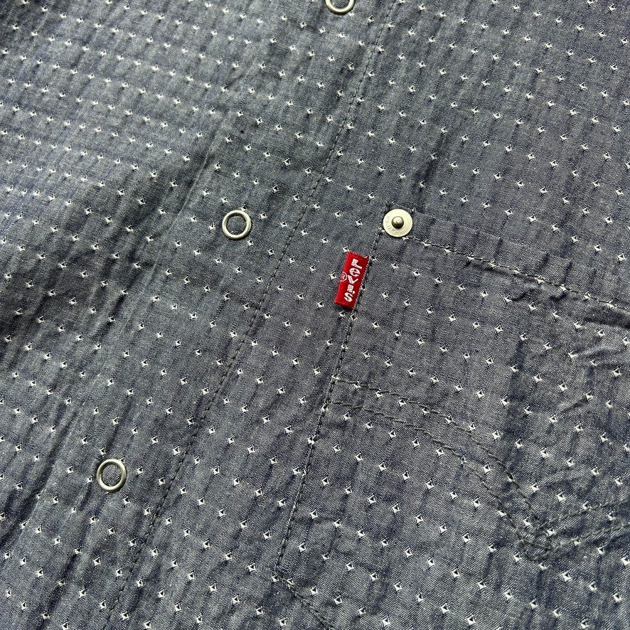 Levis Engineered Jeans | Chambray Button Snap Shirt sz L