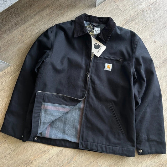 CARHARTT WIP | Black Blanket Lined Detroit Jacket sz XL NWT
