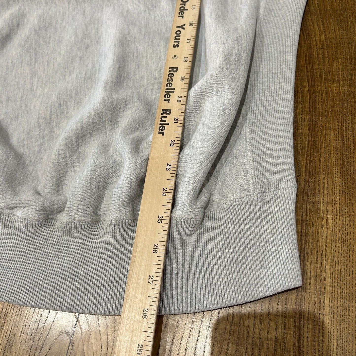 VINTAGE 90s | Mathey College Crest Reverse Weave Crew Sweater sz M