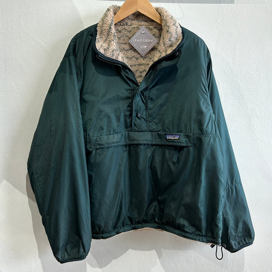 Patagonia 1/4 Zip Reversible Fleece Jacket Sz M