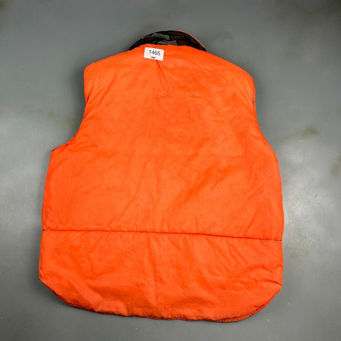 VINTAGE 90s Winchester TreeBark Camo Reversible Vest Jacket sz Medium Adult