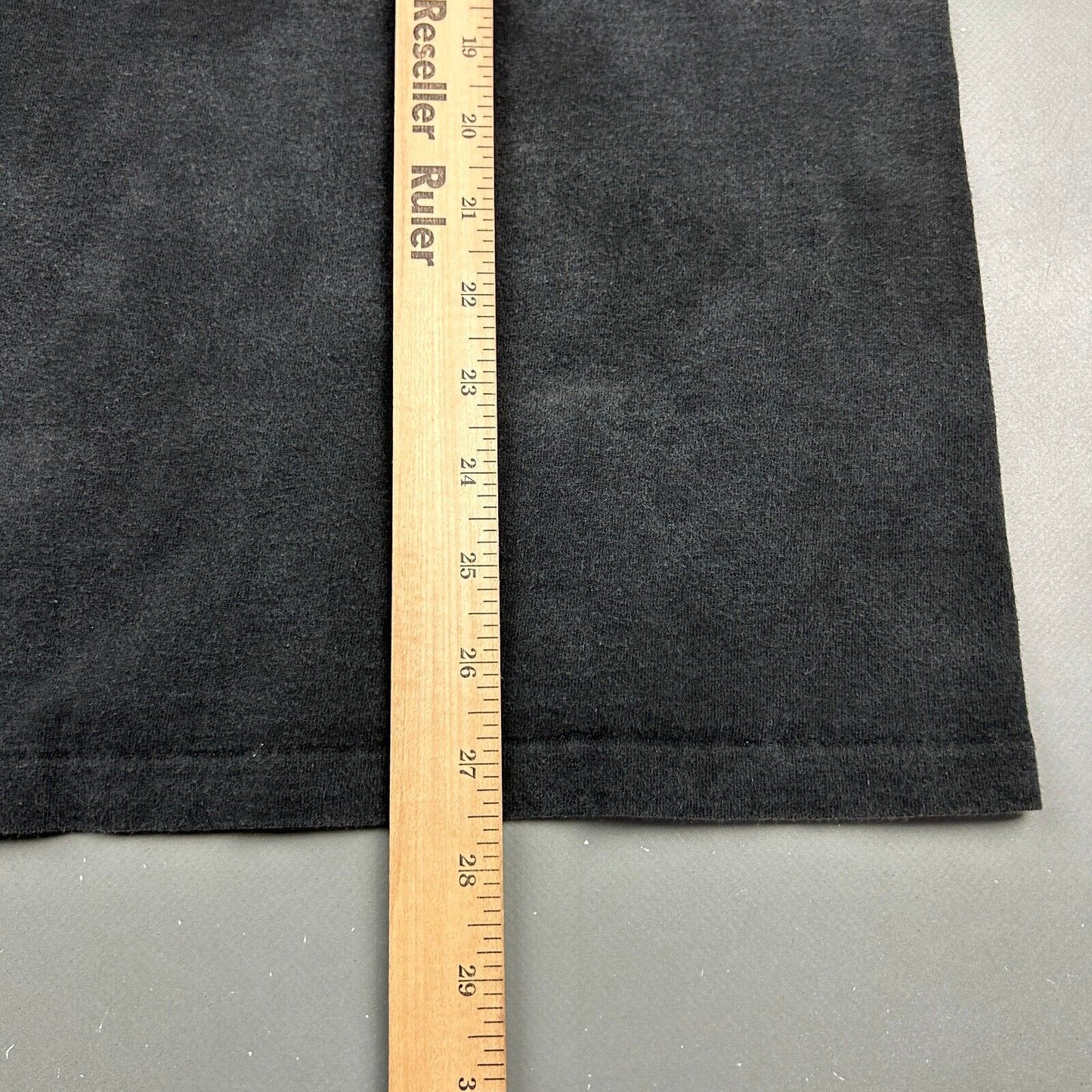 VINTAGE 90s | Hockey Hall Of Fame Logo Faded Black T-Shirt sz M Adult