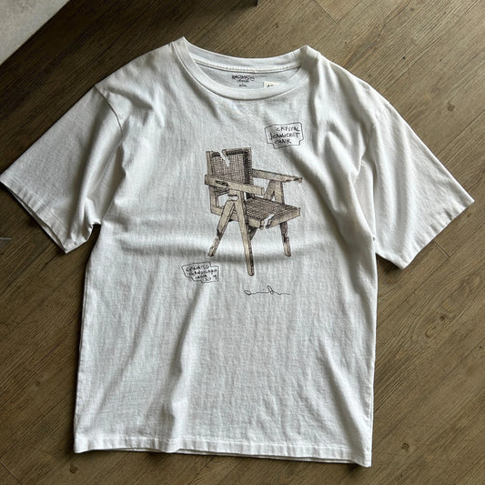 Daniel Arsham Studio | Crystal Jeanneret Chair Readymade Art T-Shirt sz L