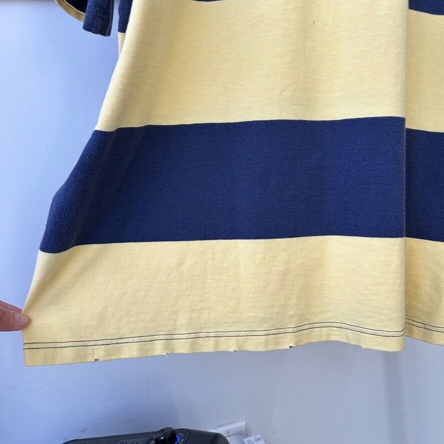 VINTAGE | Ralph Lauren Sm Pony Striped Polo Shirt sz XL