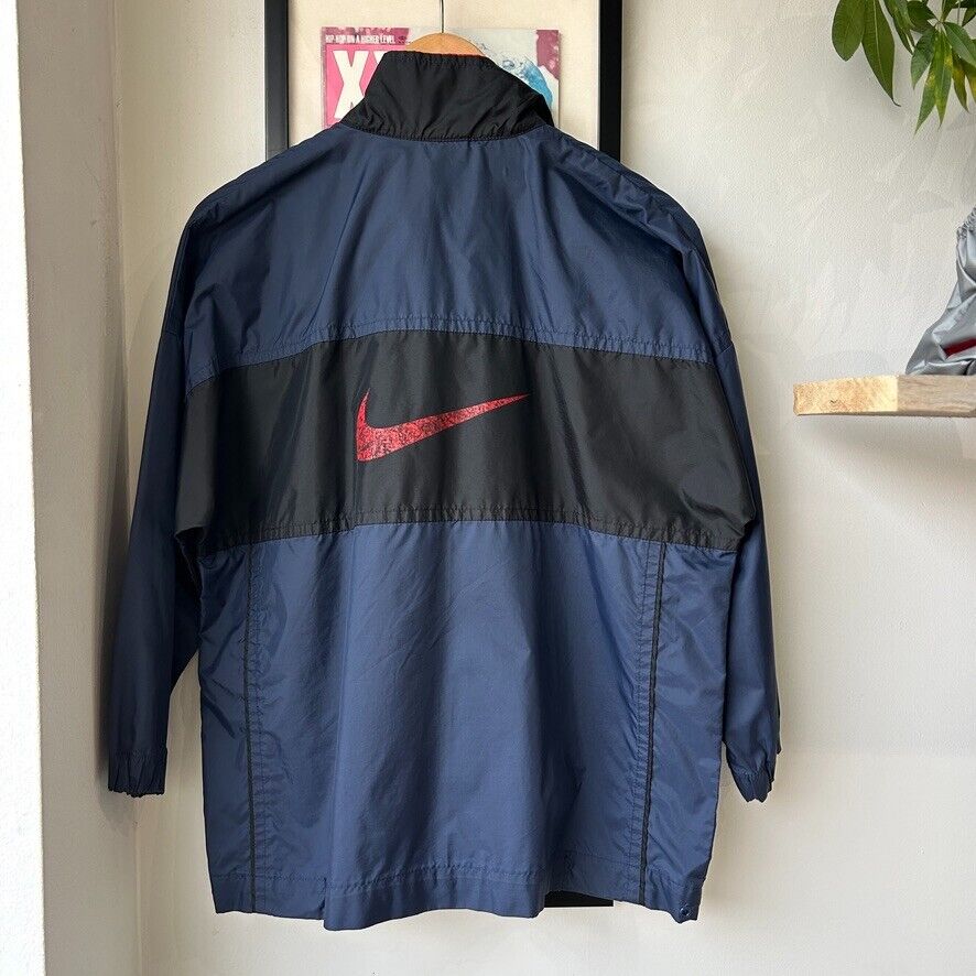 VINTAGE 90s | Nike Zip Up Windbreaker Jacket sz XS Adult / M Youth