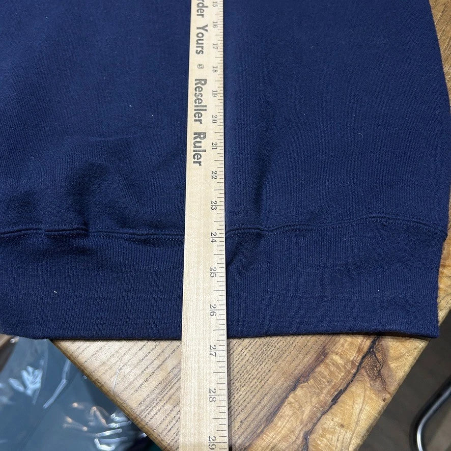 VINTAGE 90s | Chicago Marathon Russell Athletic Collared Crewneck Sweater sz L