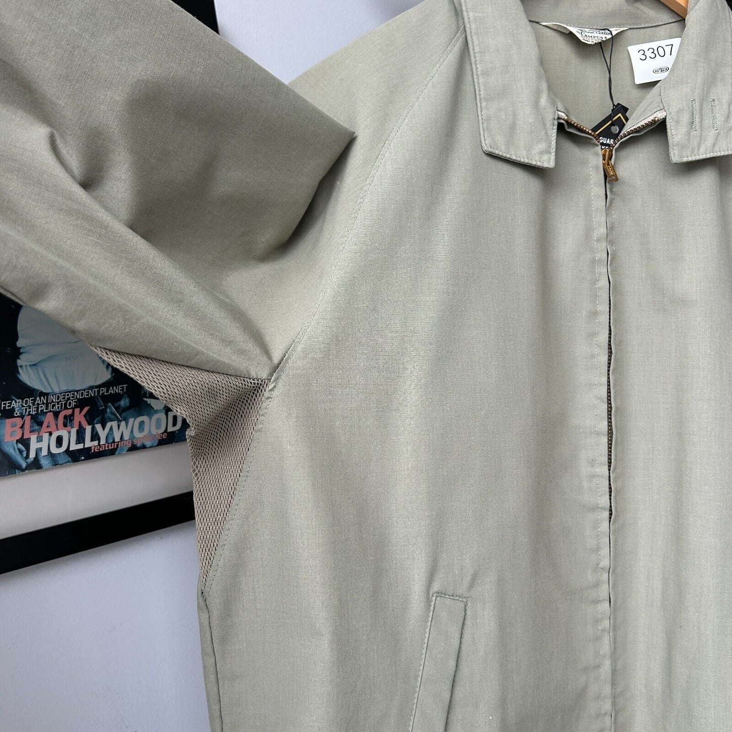 VINTAGE 70s 80s | Campus Combed Cotton Swinger Jacket sz L
