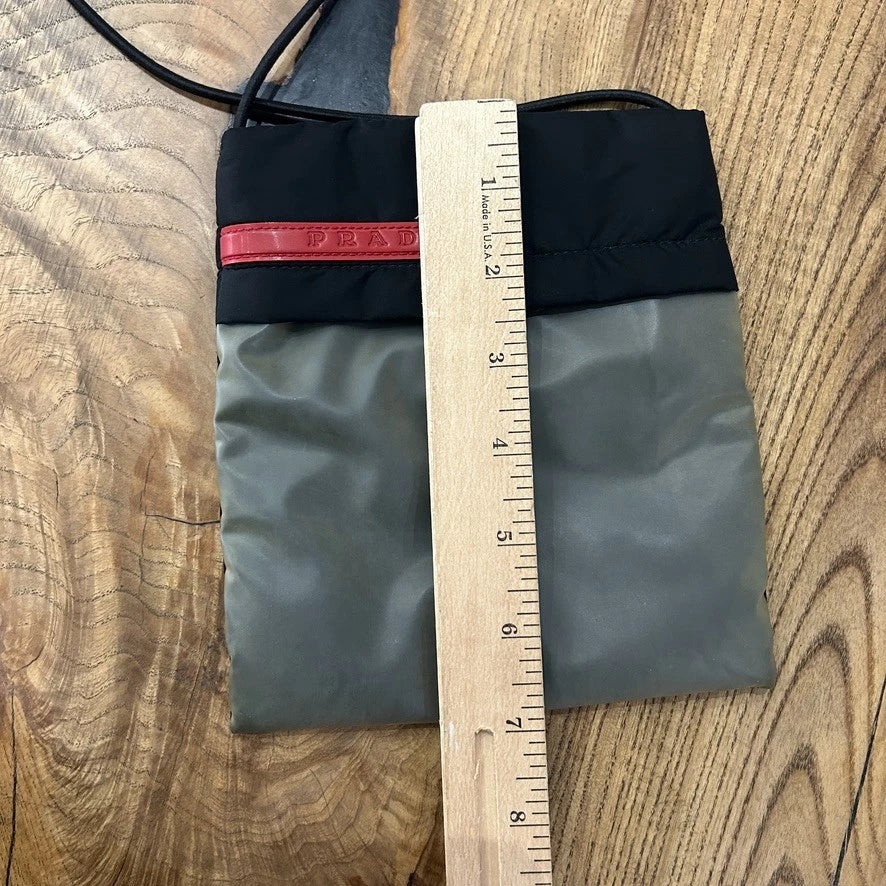 1999 PRADA SPORT | Linea Rossa Nylon Pouch Side Bag