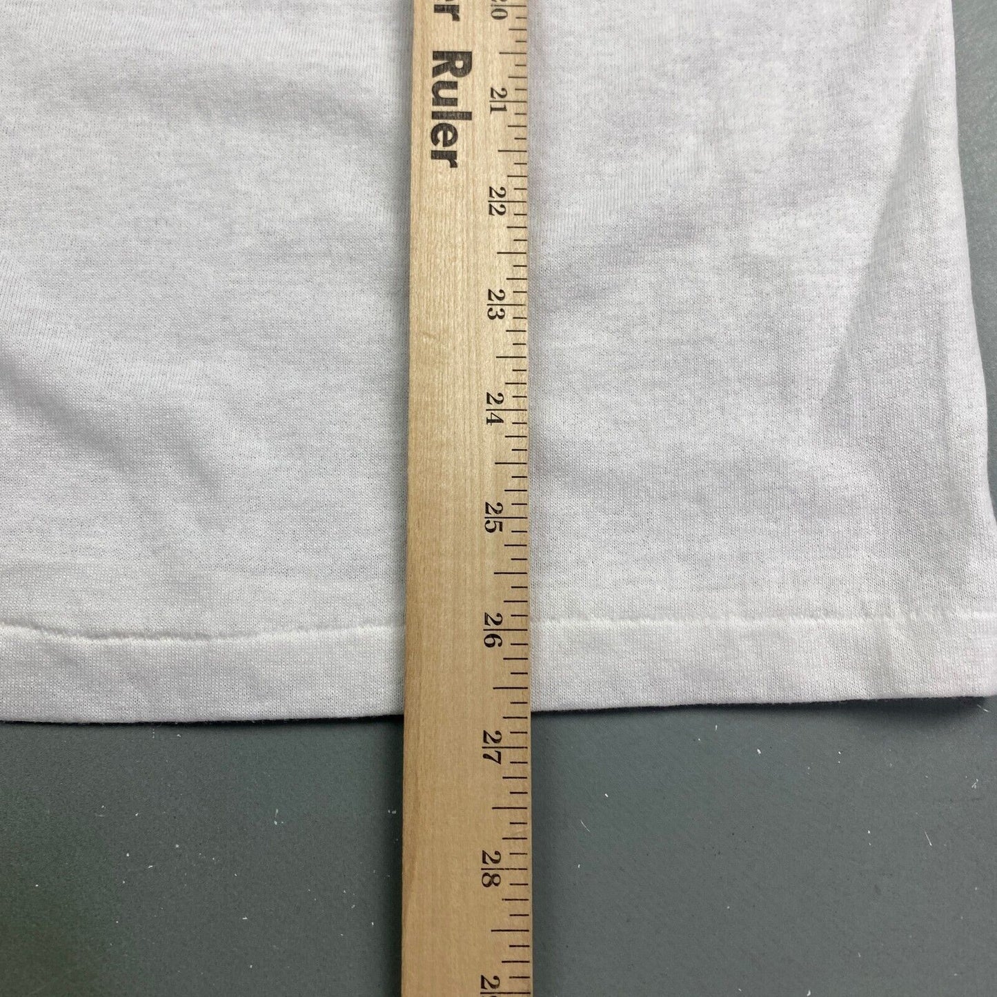 VINTAGE 80s Stanfield's Scots Blank White T-Shirt sz Small Adult