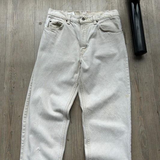 VINTAGE 90s | LEVIS Cream Denim Jeans Pants sz W29 L31 Made in USA