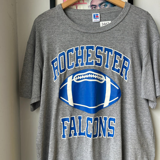 VINTAGE 90s | Rochester Falcons Russell Athletics T-Shirt sz L