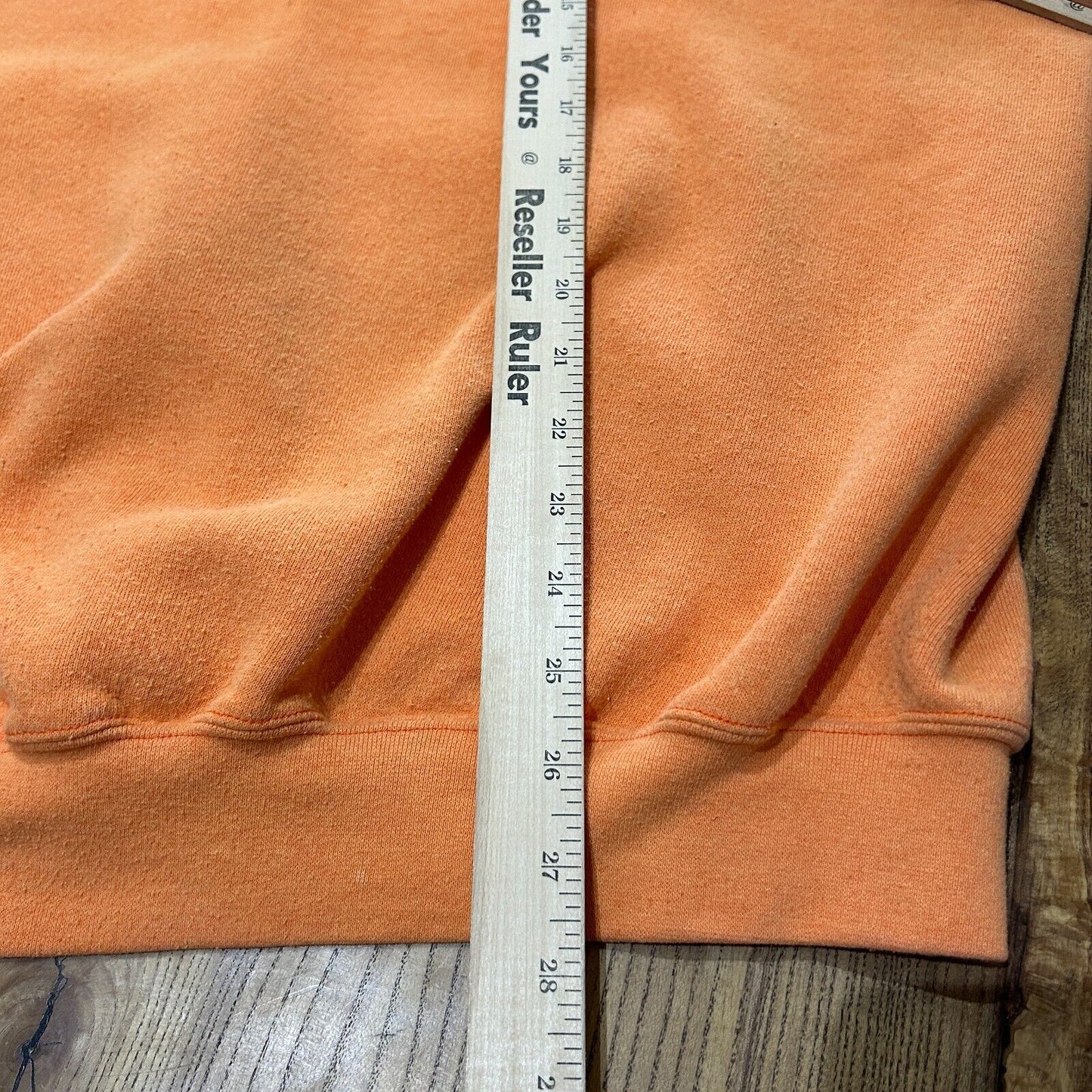 VINTAGE 90s | Sun Faded Orange Blank Lee Zip Up Hoodie Sweater sz XL