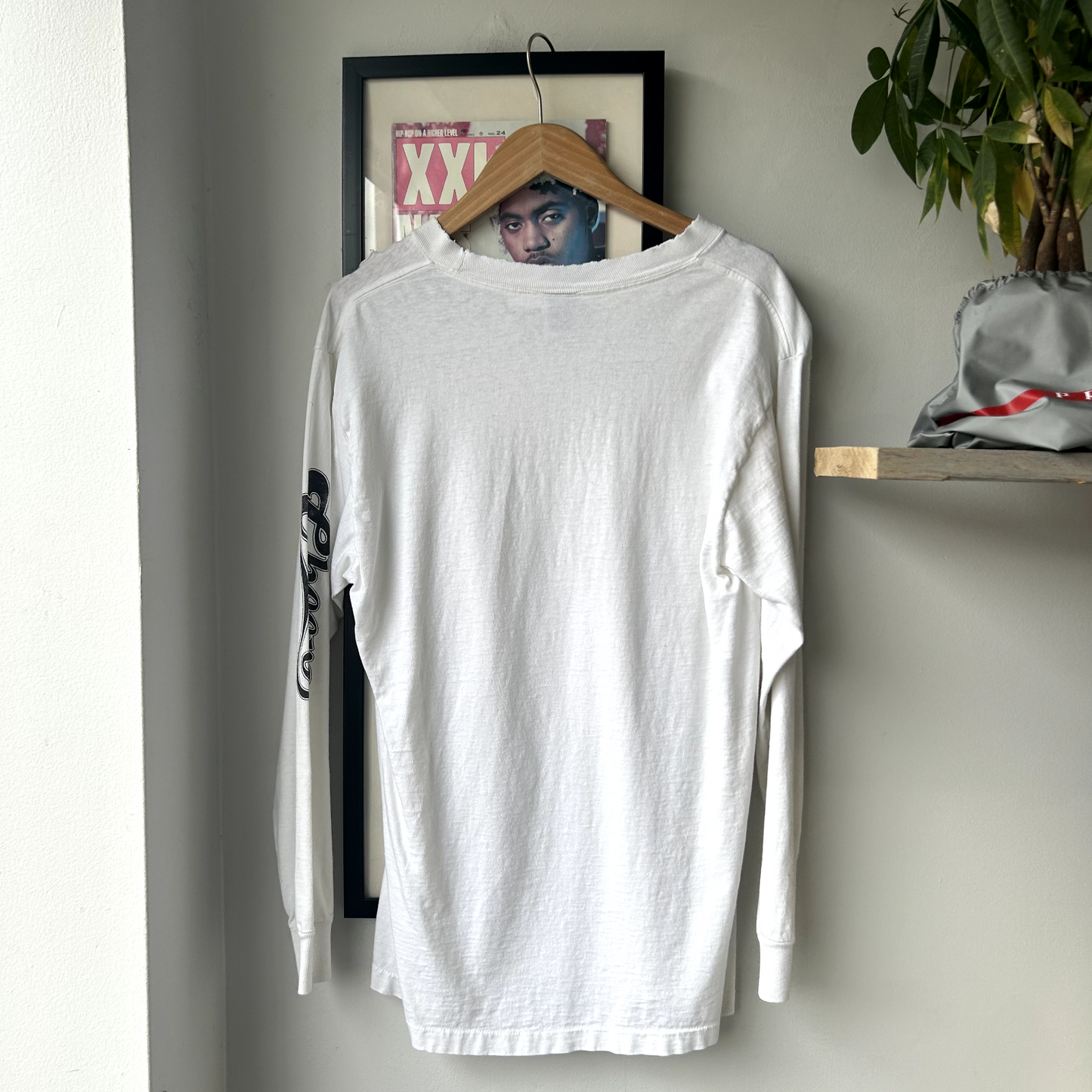 VINTAGE 1987 | Cheers Boston White Long Sleeve T-Shirt sz M Adult Made in USA