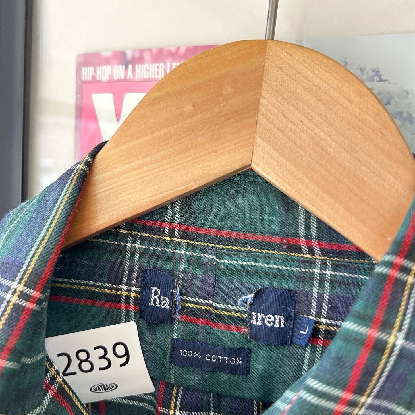VINTAGE 90s | Ralph Lauren Polo Golf Plaid Button Down Shirt sz L