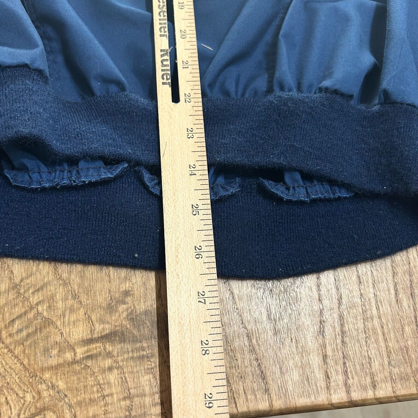 VINTAGE 80s Nelson Navy Light Windbreaker Jacket sz XL Made In USA