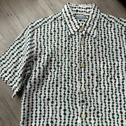 2002 Comme Des Garcons Homme | Linen Button Down Shirt sz M