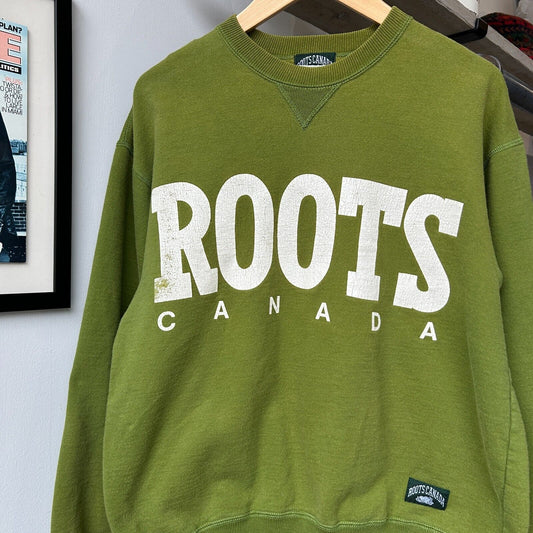 VINTAGE 90s | ROOTS Canada Crew Sweater sz S/M