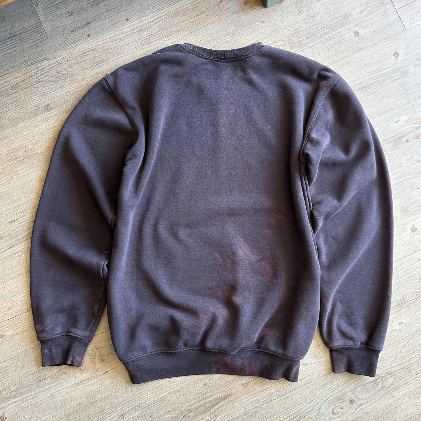 VINTAGE | CARHARTT Embroidered Logo Faded Crew Sweater sz S