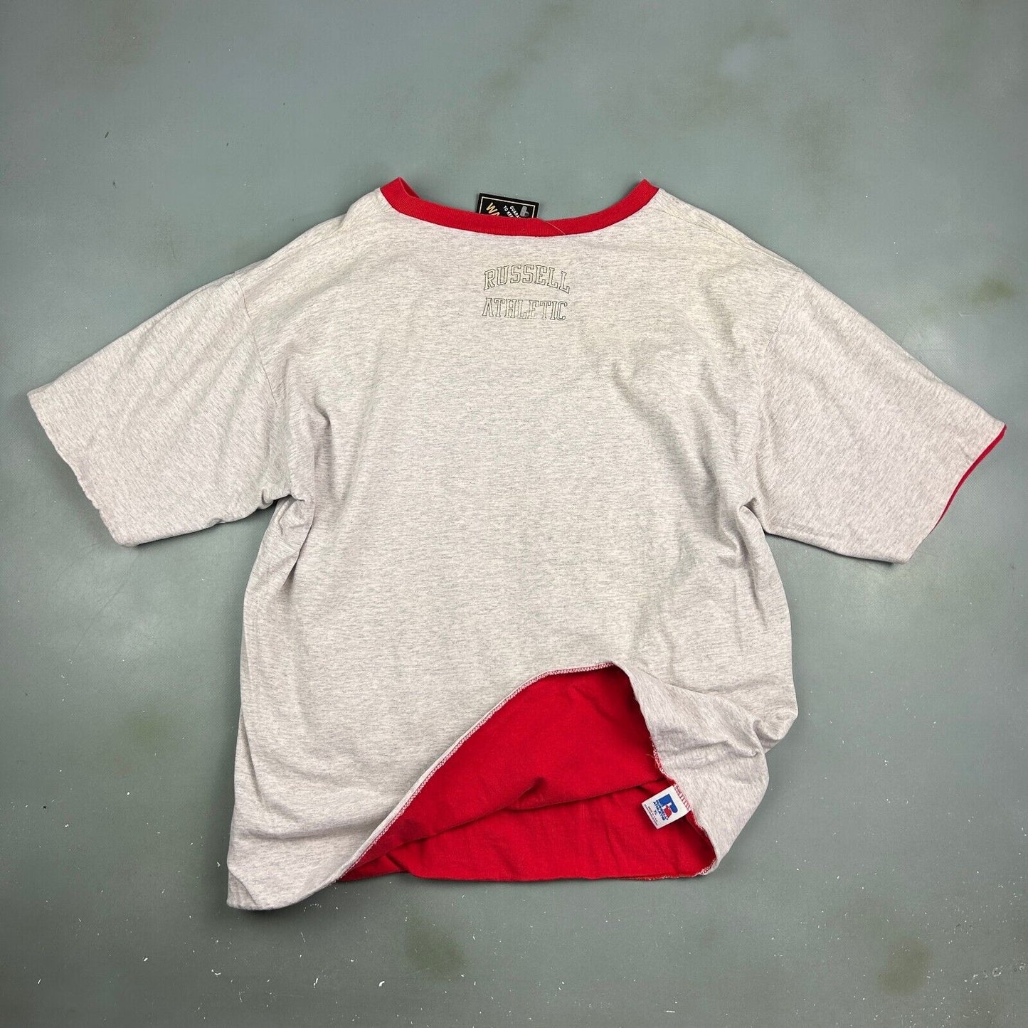 VINTAGE 90s | Russell Athletic Reverse Heavyweight T-Shirt sz XL Men Adult
