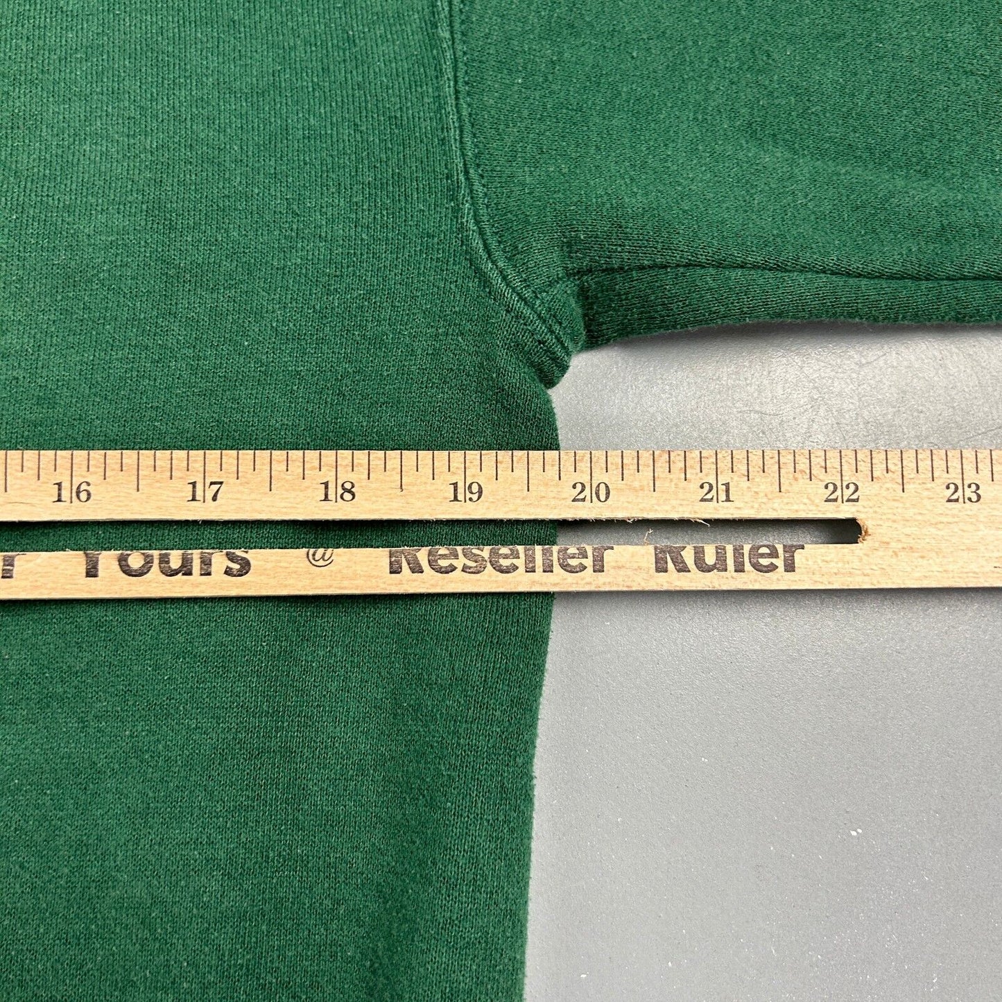 VINTAGE 90s Max Active Blank Green Crewneck Sweater sz Small Adult / Youth XL