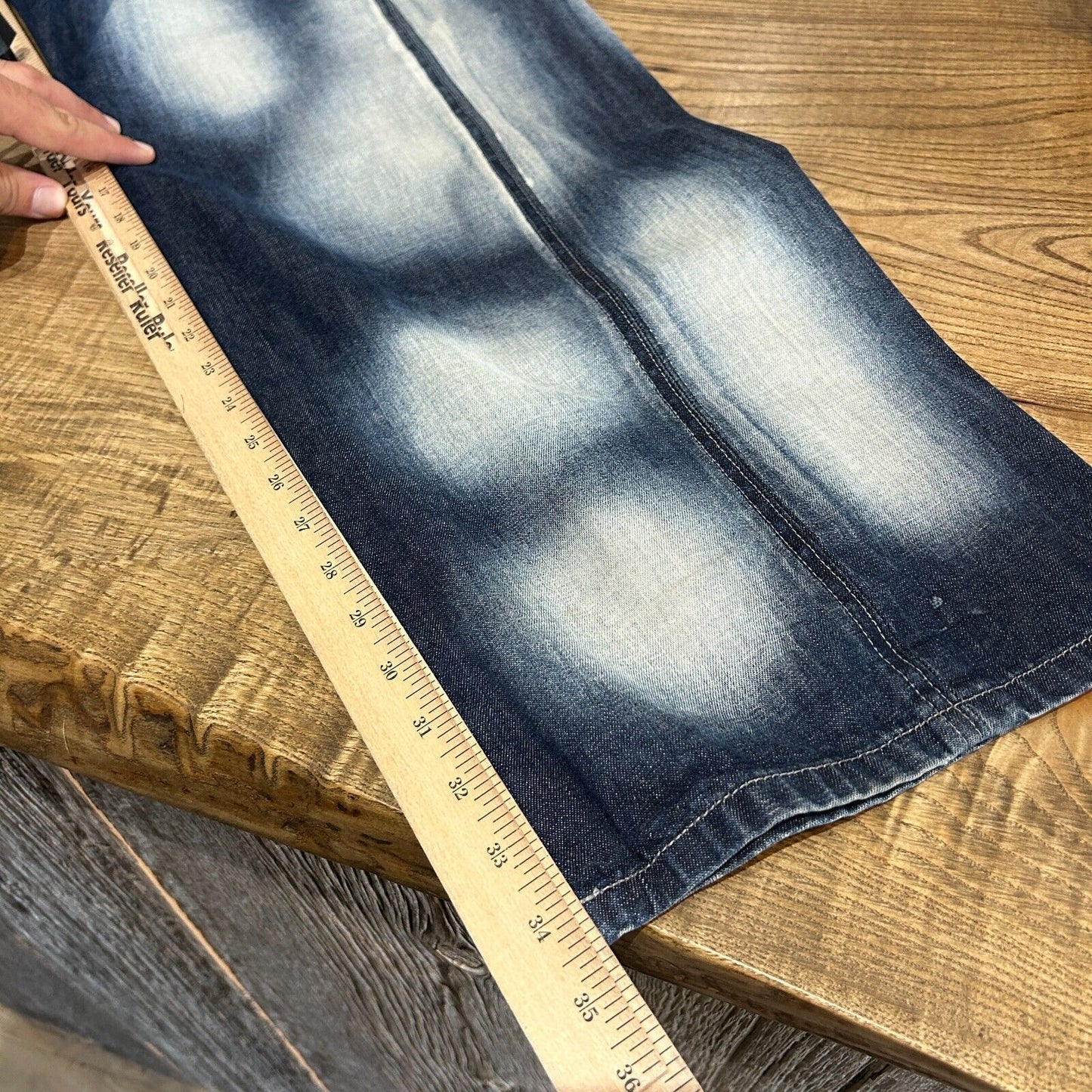 VINTAGE Y2K | Akademiks Baggy Denim Jeans Pants sz W40 L34