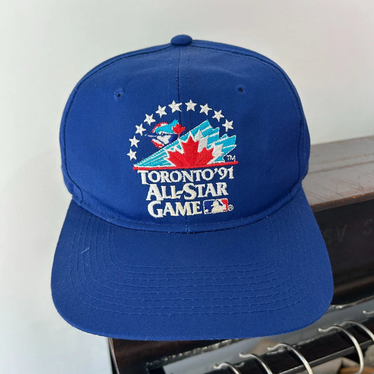 VINTAGE 1991 | Toronto Blue Jays All-Star Game Mlb STARTER Snapback Hat sz OS
