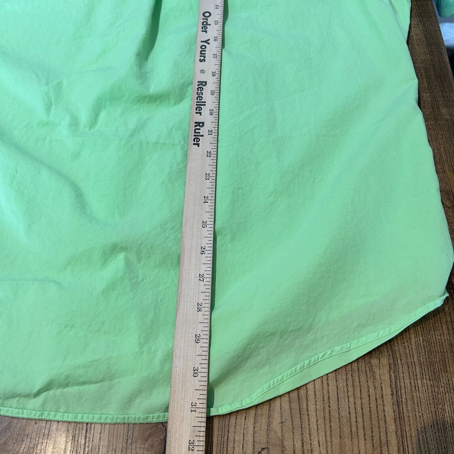 VINTAGE | Ralph Lauren Lime Short Sleeve Button Down Shirt sz XL