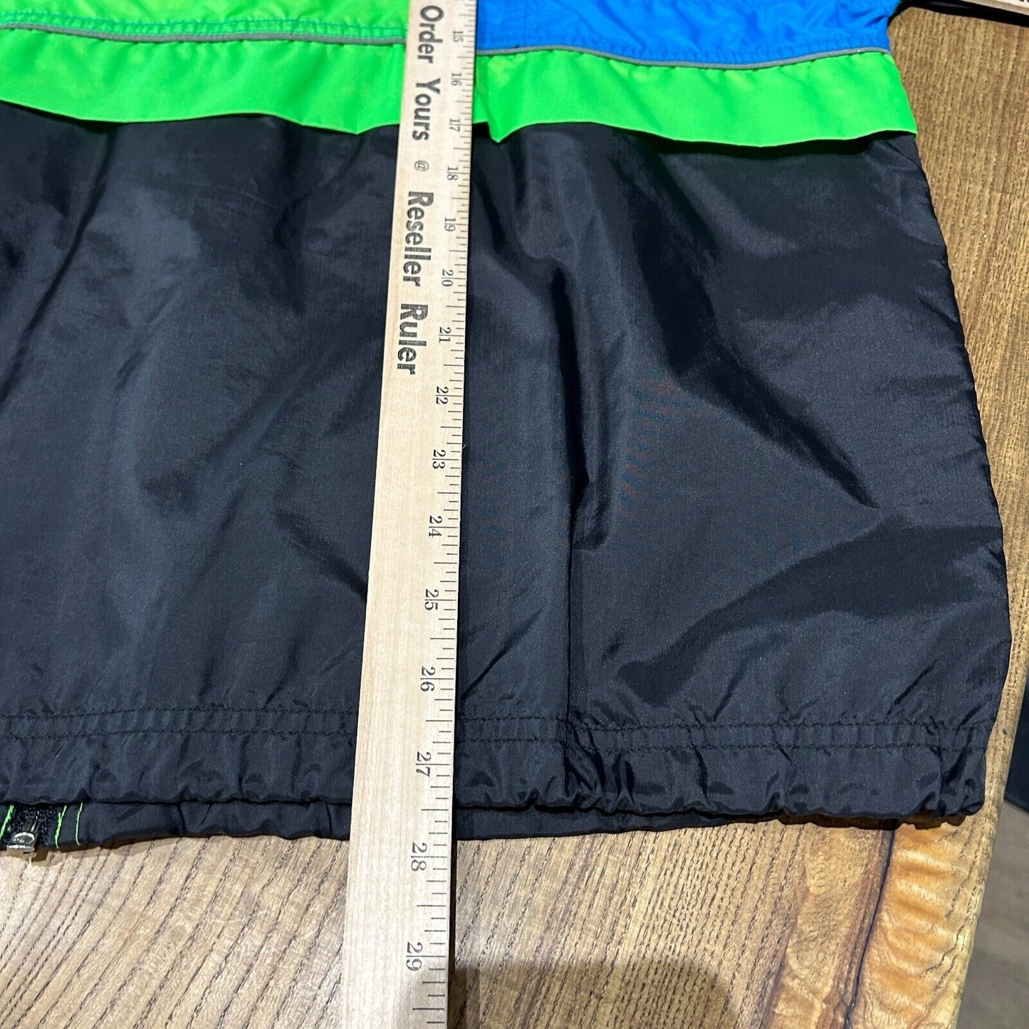 VINTAGE 90s | Reebok Squared Panel Windbreaker Jacket sz L