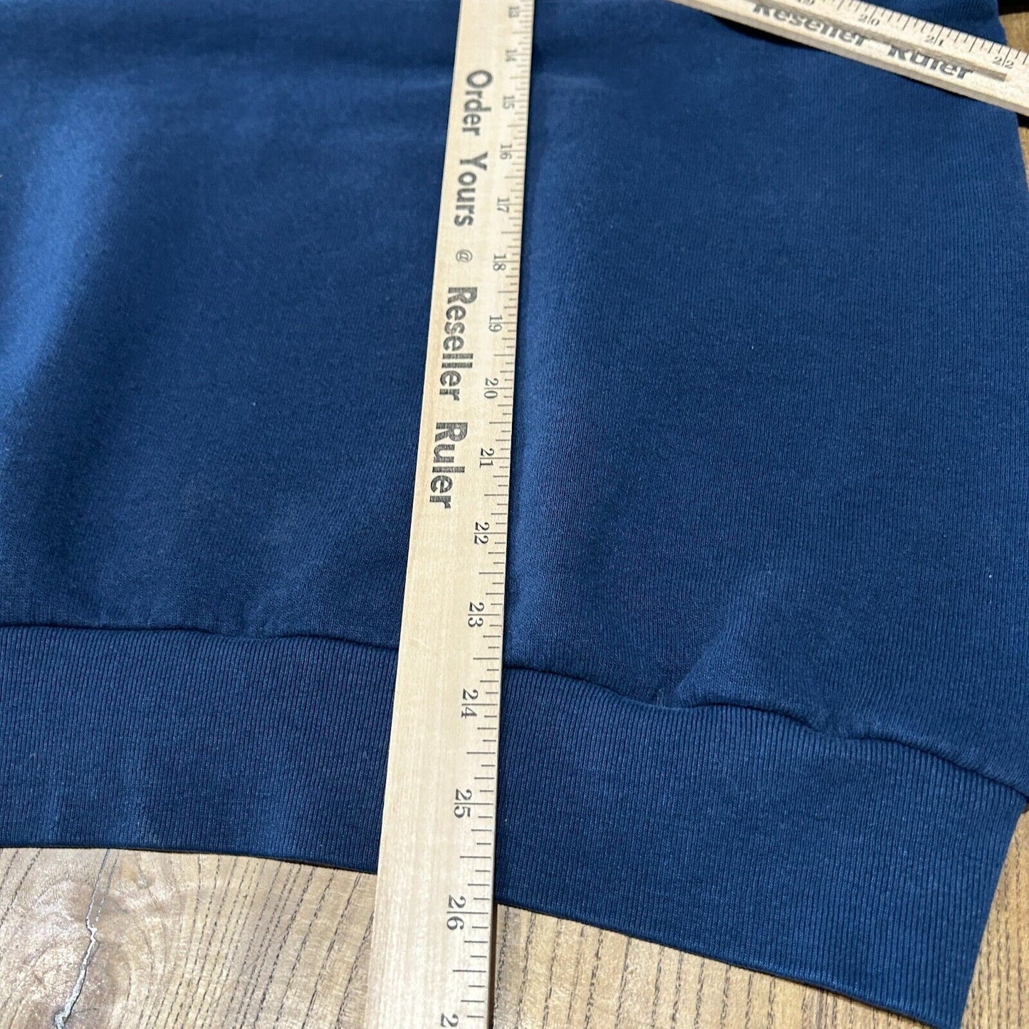 VINTAGE | Fruit Of The Loom BLANK Navy Crewneck Sweater sz M/L Adult