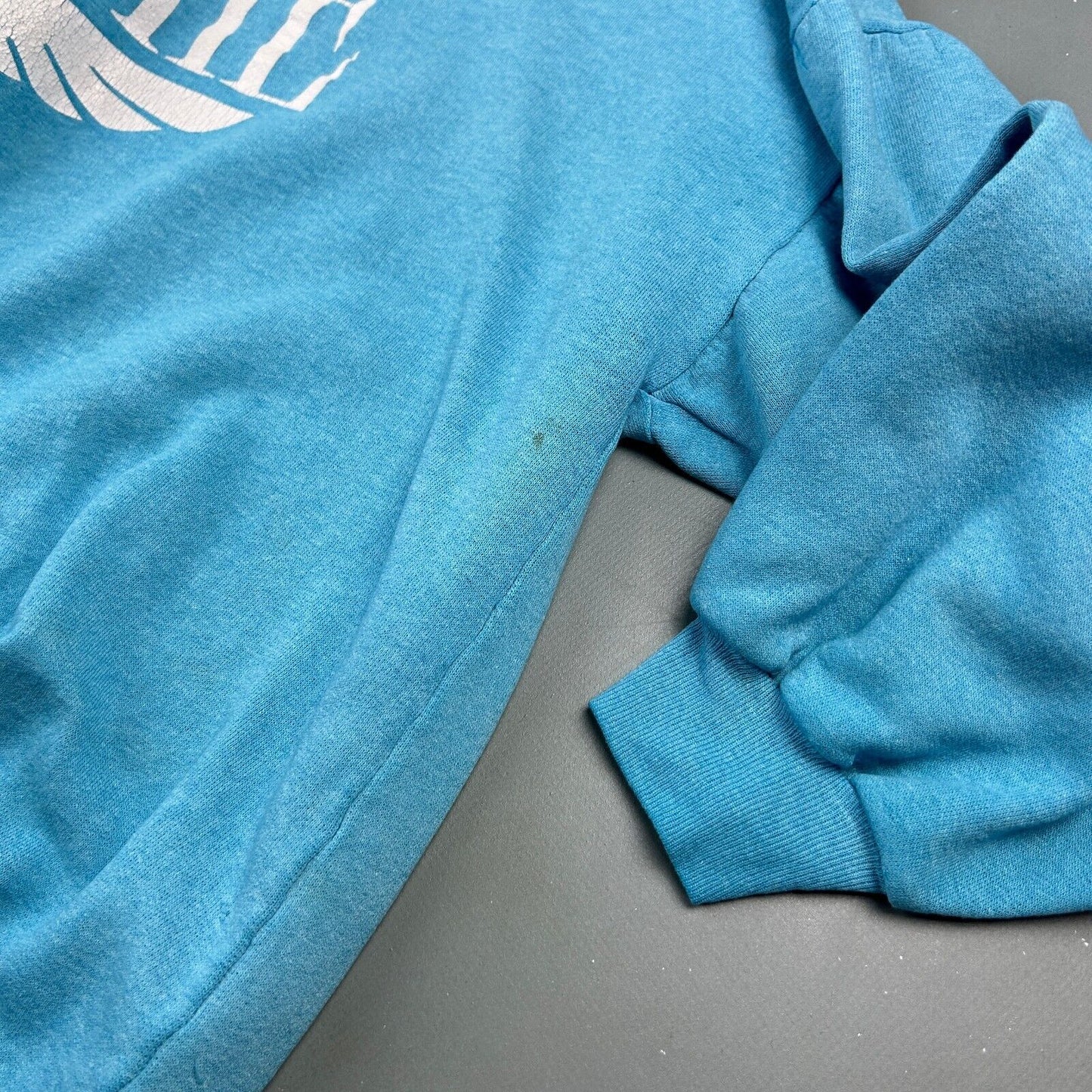 VINTAGE 90s | JORDACHE Blue Boxy Short Crewneck Sweater sz L-XL Adult