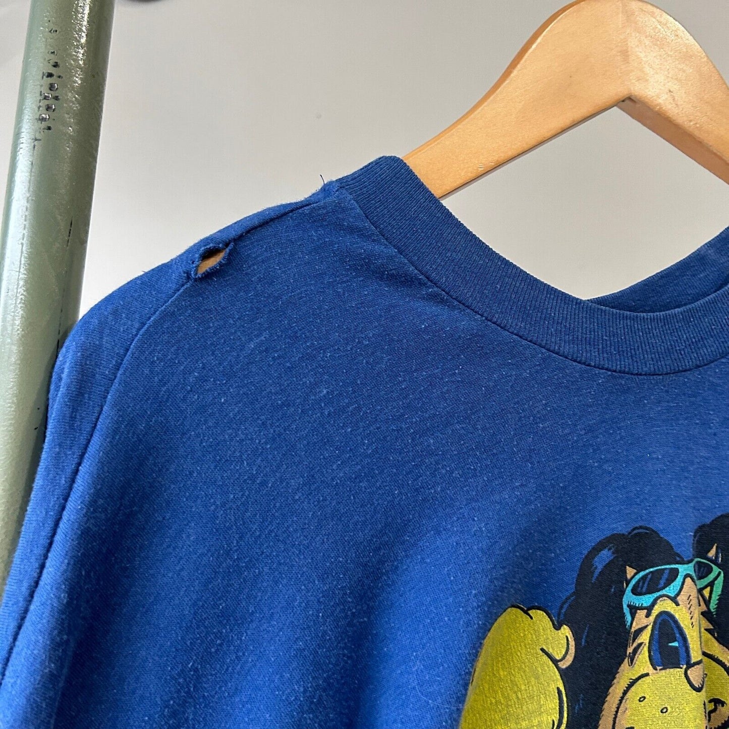 VINTAGE 80s | Club Paradise Beach Illustration Art T-Shirt sz L Adult