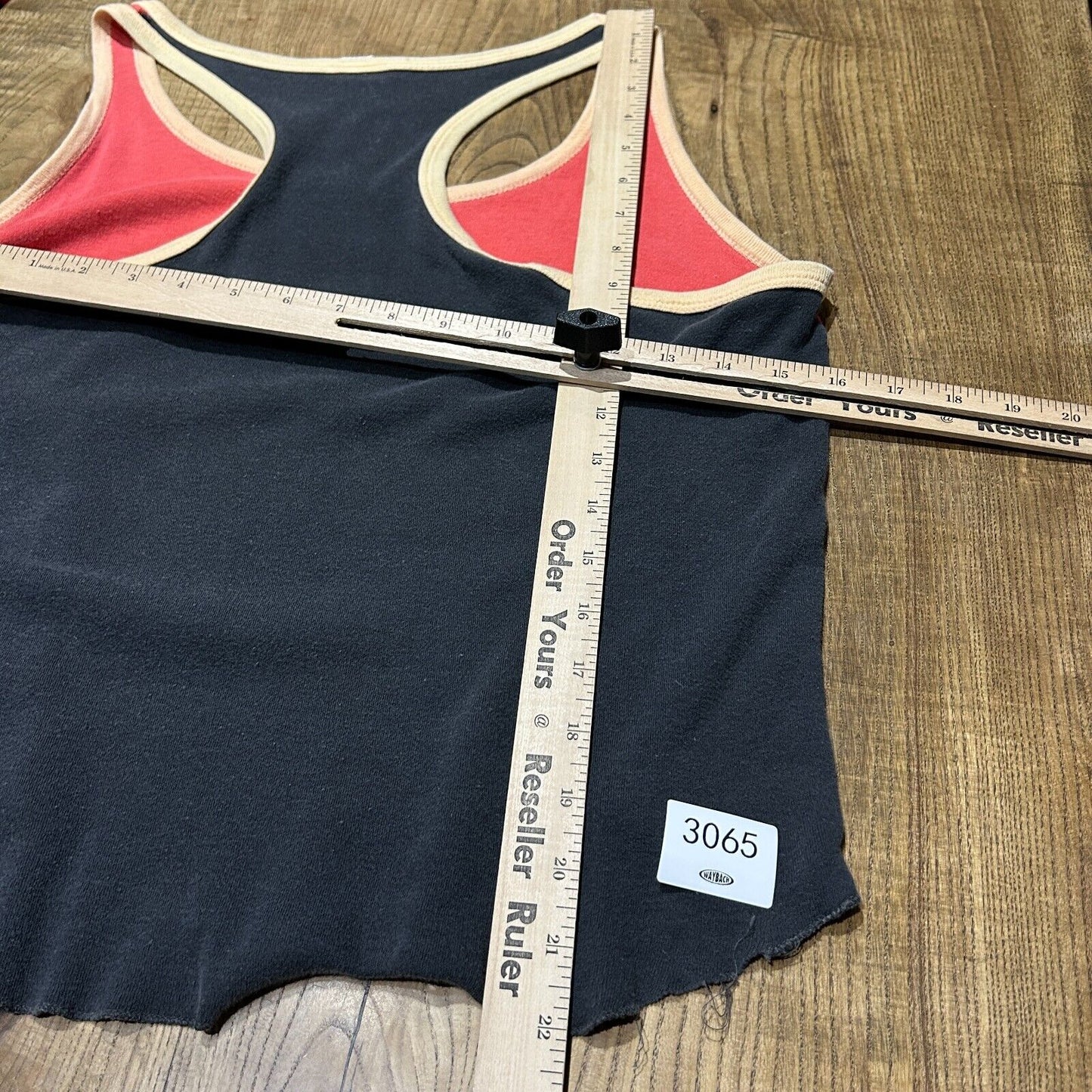 VINTAGE 70s 80s | Two Tone Faded Blank Tank T-Shirt sz M