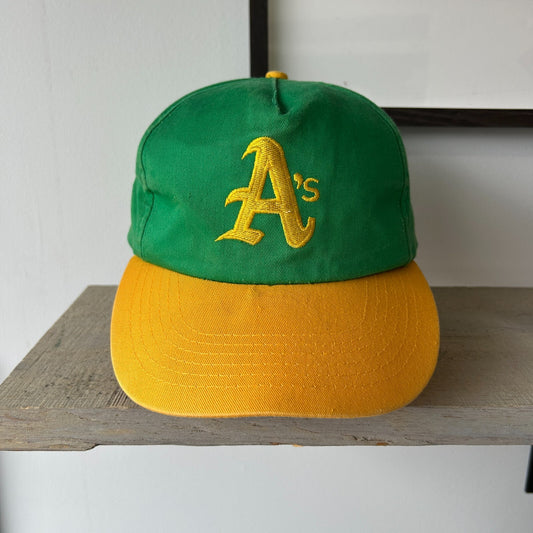 VINTAGE 80s 90s | Oakland Athletics Baseball Snapback Hat sz OS