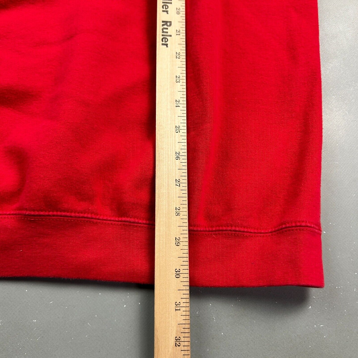 VINTAGE | NIKE Mid Swoosh Football Red Hoodie Sweater sz XL Adult