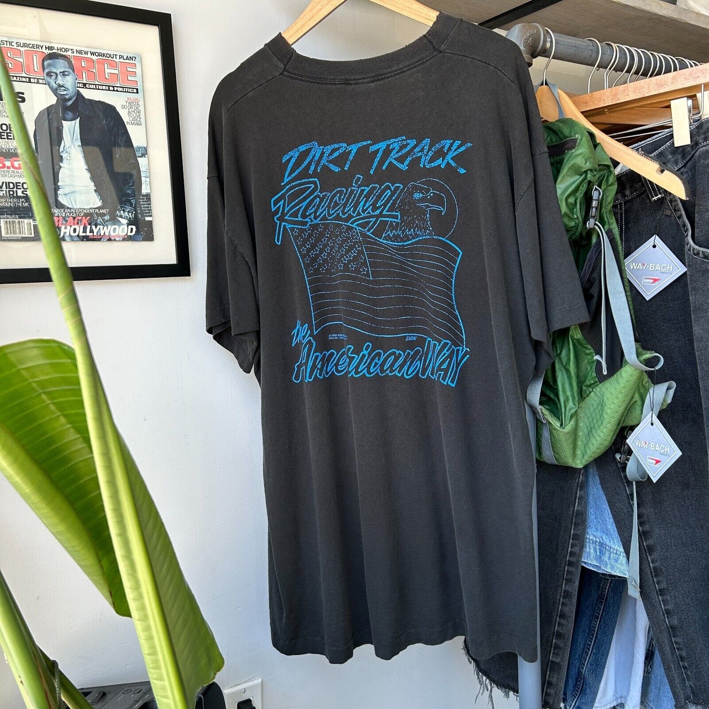 VINTAGE 90s | If You Cant Race It Or Take It To Bed Faded Car T-Shirt sz XL