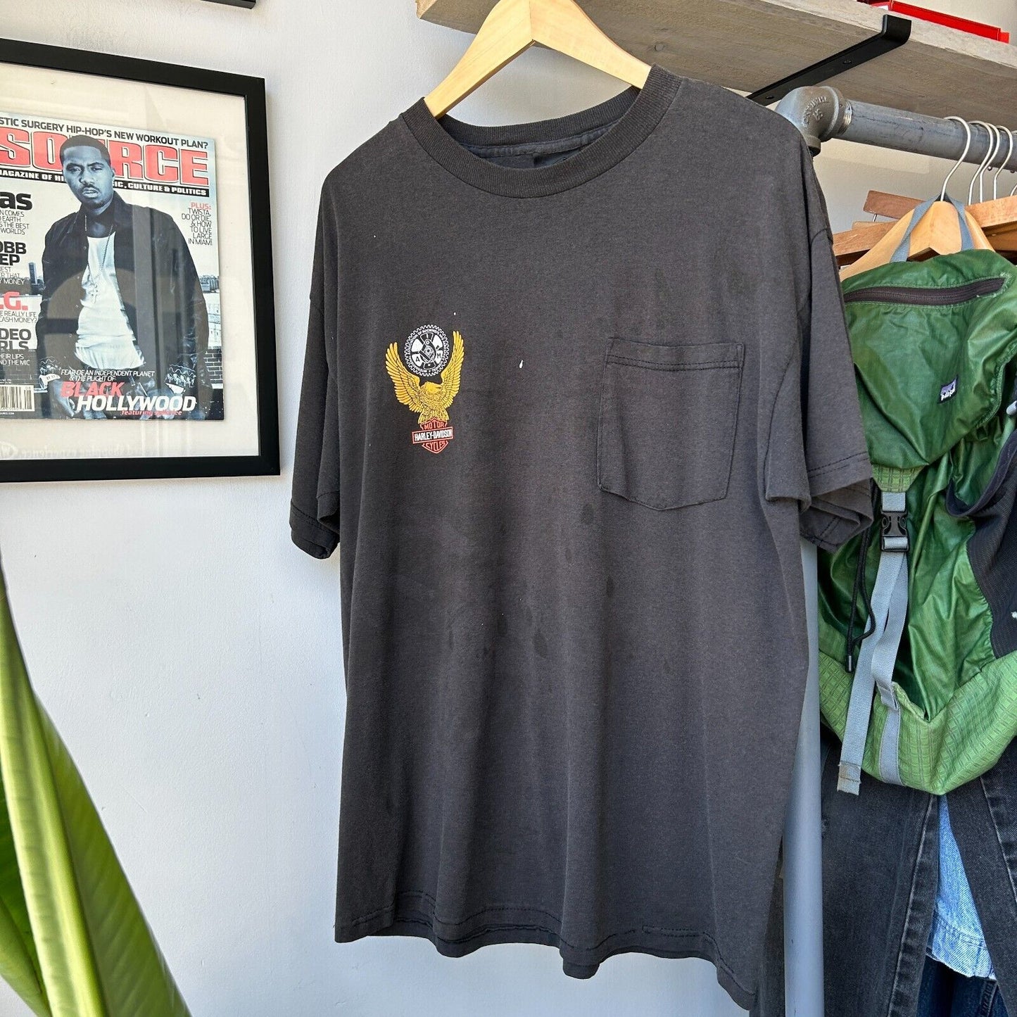 VINTAGE 90s | Harley Davidson District 98 Biker T-Shirt sz L