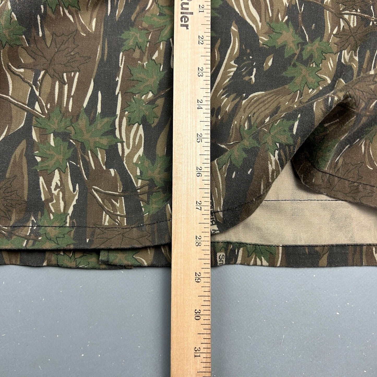 VINTAGE 90s | Military Smokey Branch Camo Chore Work Jacket sz M-Reg Adult