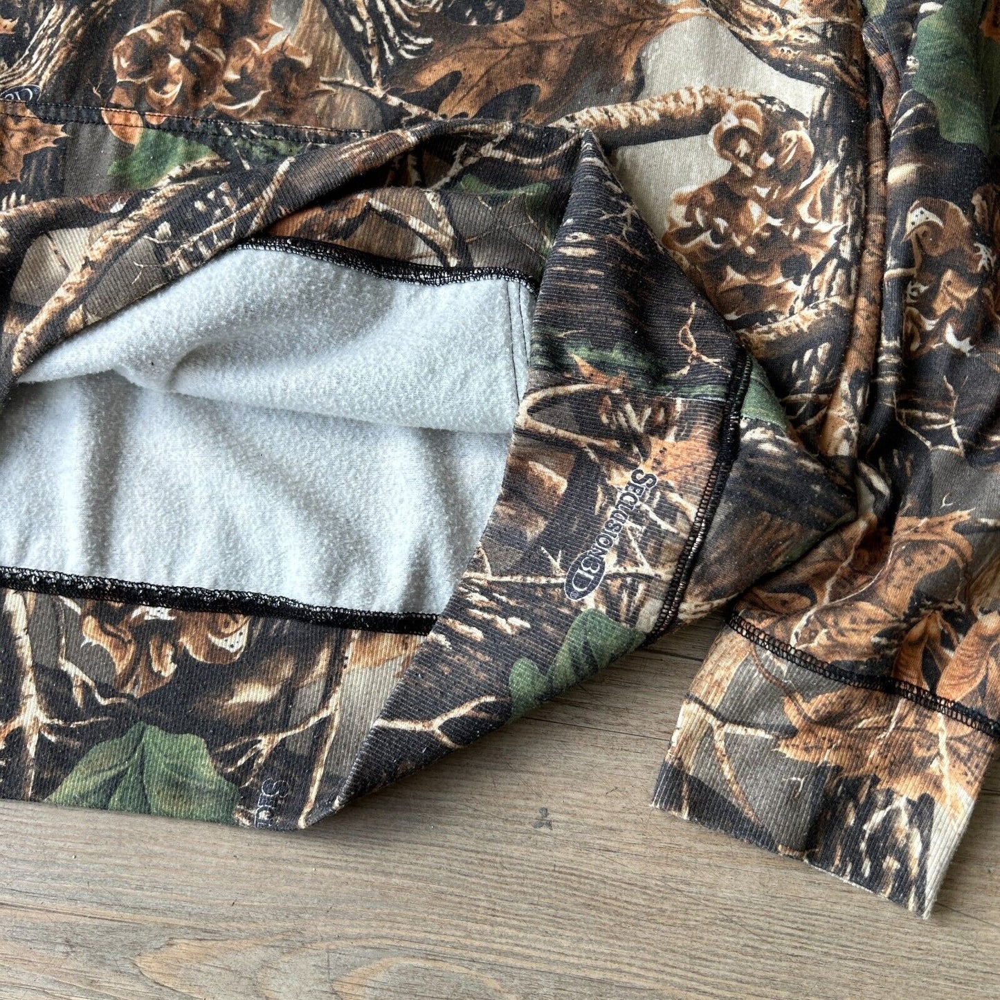 VINTAGE | Real Tree Camo Pullover Hoodie sz L
