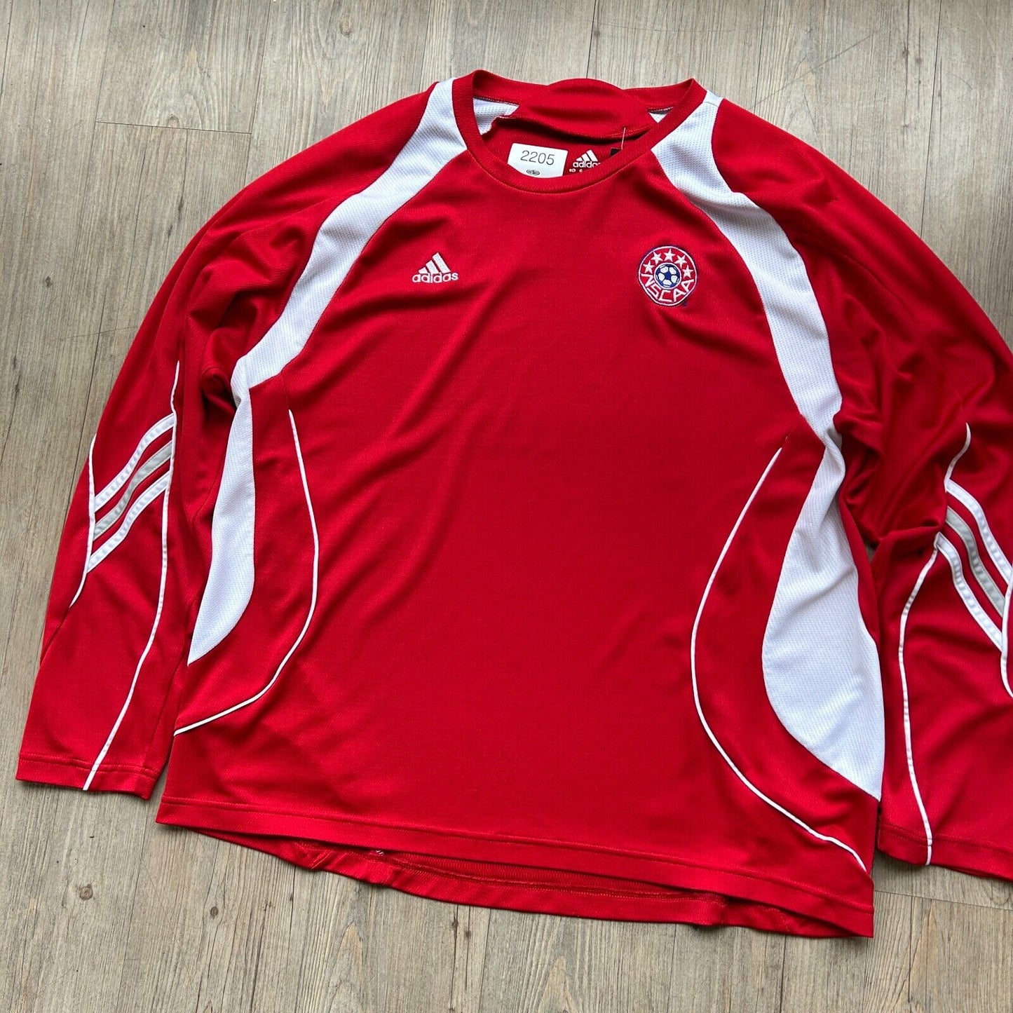 VINTAGE | ADIDAS Soccer Football Club Long Sleeve Jersey sz L/XL Adult
