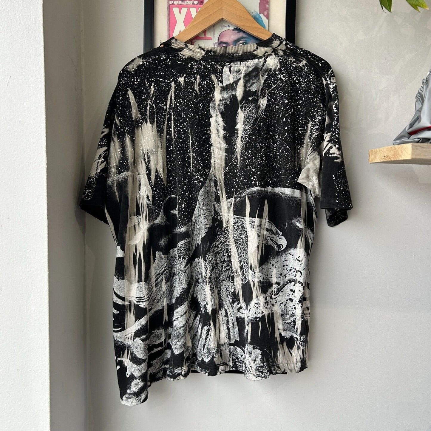 VINTAGE 90s | Psychedelic Nature All Over Print T-Shirt sz XL