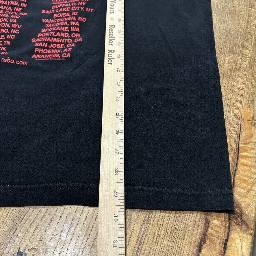 VINTAGE 90s | Reba Portrait Country Band Tour T-Shirt sz XL