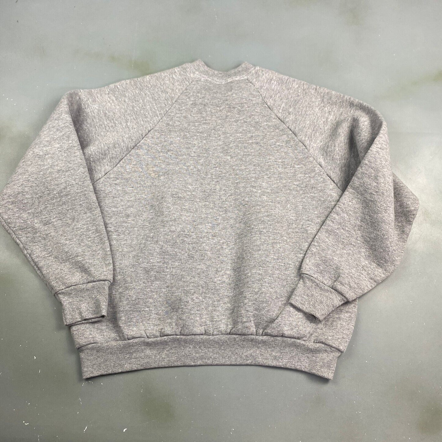 VINTAGE 90s Blank Grey Crewneck Sweater sz Medium Adult