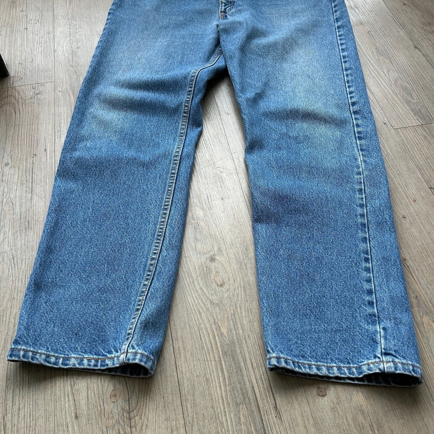 VINTAGE 80s | LEVI'S 505 Faded Blue Denim Jeans Pants sz W36 L30 Made in USA