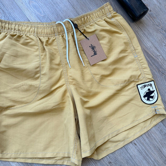 STUSSY Surfman Water Sulphur Shorts sz S NWT