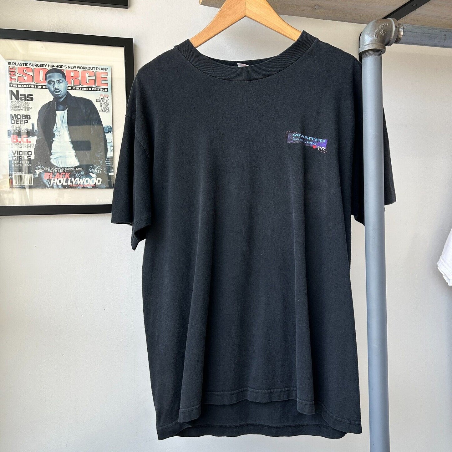 VINTAGE 90s | Wanted For Speeding TYR T-Shirt sz M